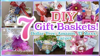 7 DIY GIFT BASKET IDEAS!! // VALENTINES DAY GIFT // STYLE MY SWEETS DIY