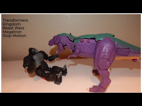 Transformers Kingdom Beast Wars Megatron Stop Motion