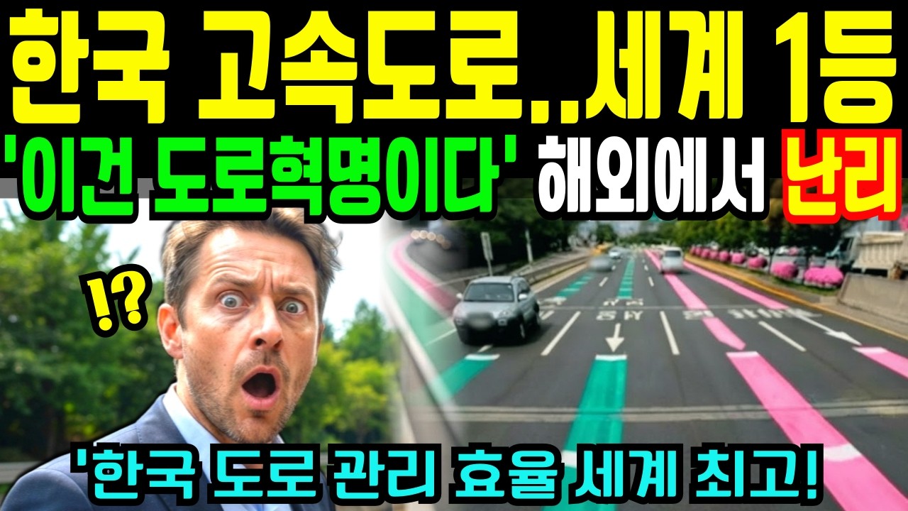“왜 우리 나라엔 없지? 한국 고속도로 보고 유럽이 땅을 친 이유/ 세계가 배우러 오는 한국 고속도로