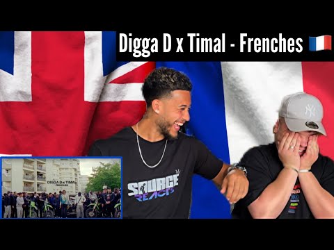 🇫🇷🔥 Digga D x Timal - Frenches (Official Video) REACTION