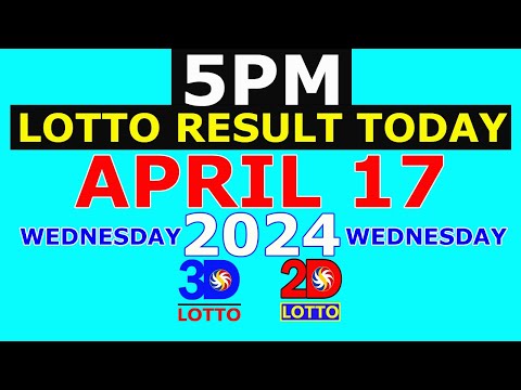 Lotto Result April 17 2024 5pm PCSO