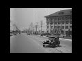 Lincoln Driving Street Scene USA 1928