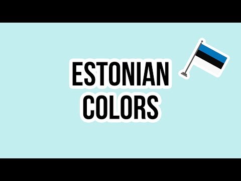 Learn Estonian - COLORS