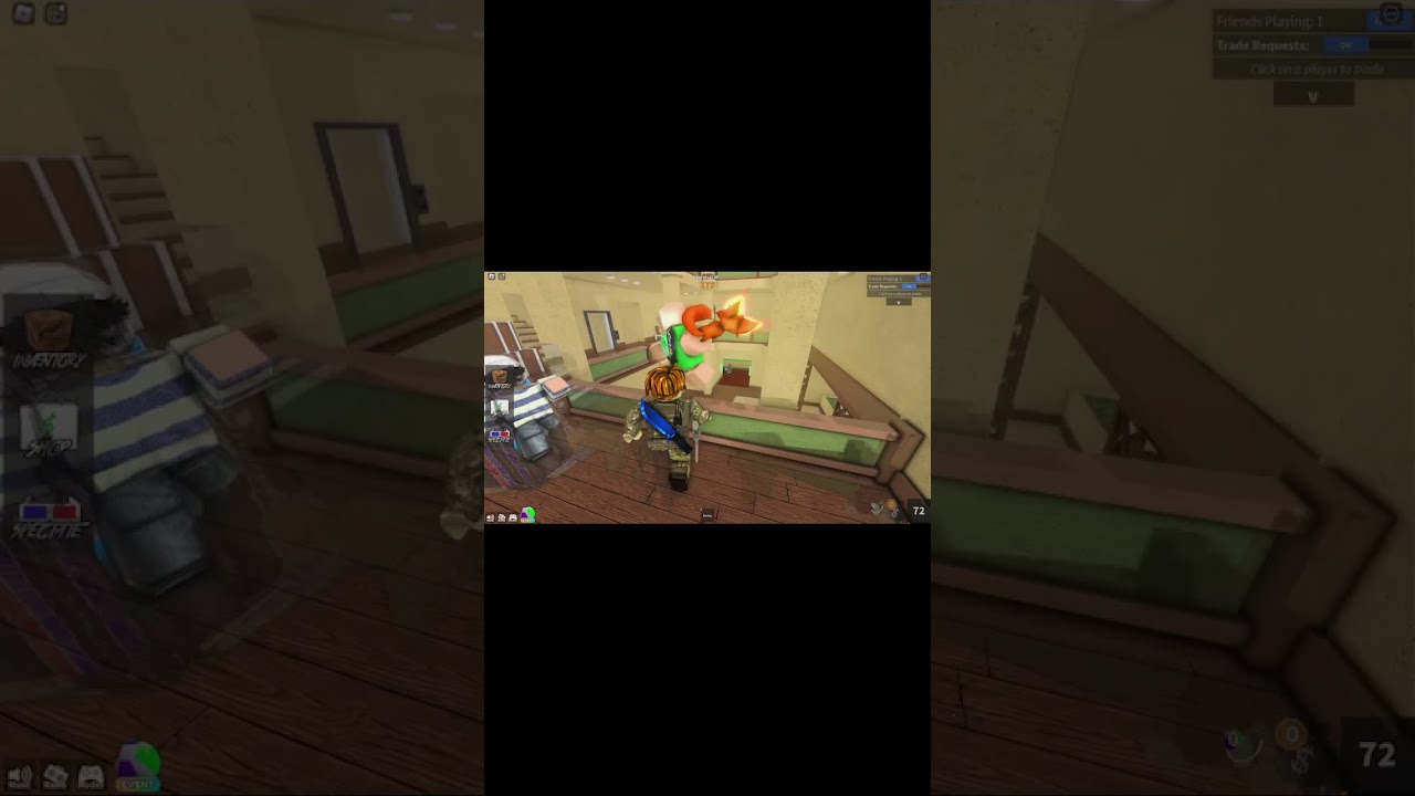 bro have hacks☠️ #roblox