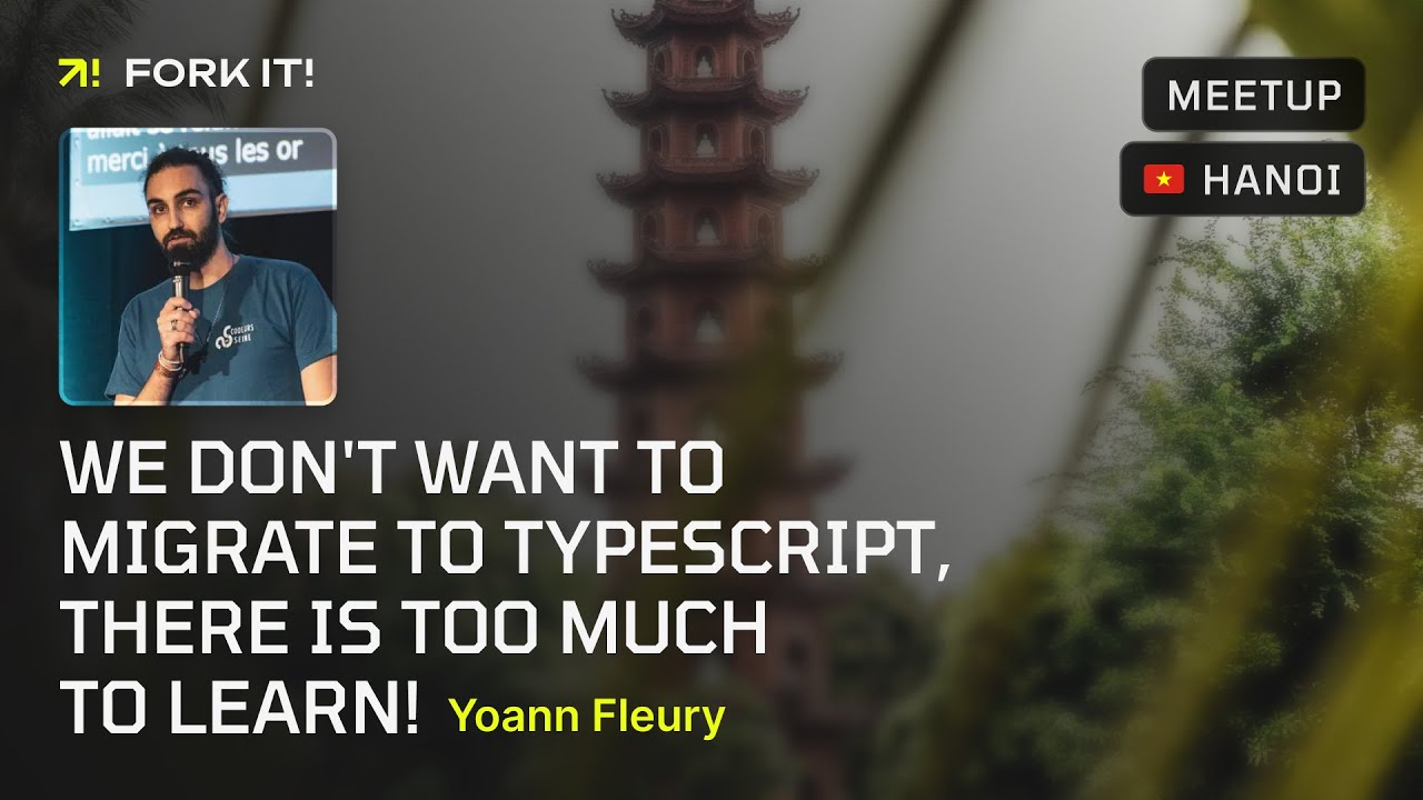 We don't want to migrate to TypeScript, there is too much to learn!
