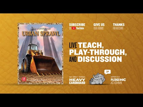 Urban Sprawl - 3p Teaching, Play-through, & Roundtable by Heavy Cardboard