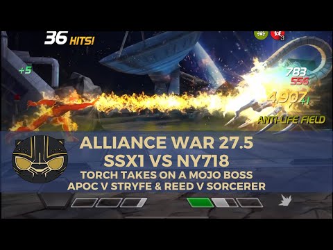 Alliance War 27.5 - SSx1 vs NY718: Torch Takes on a Mojo Boss