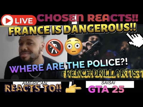 SAISAI - GTA #25 AMERICAN REACTS #reaction #trending #funny #saisai #crackland #gta25