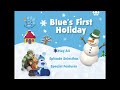 Opening To Blues Clues Blues First Hoilday 2003 DVD