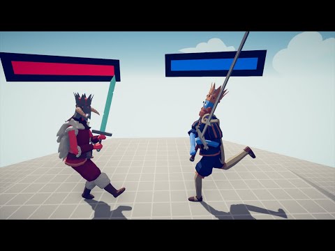 ICE KING + HP BAR 1 vs 1 UNIT - TABS - Totally Accurate Battle Simulator
