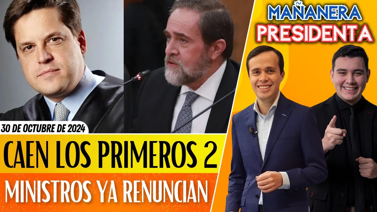 #MañaneraPresidenta | CAEN como MOSCAS los PRIMEROS ministros: VIENEN más RENUNCIAS HOY