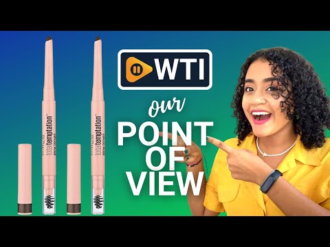 Maybelline Total Temptation Eyebrow Definer Pencil - WTI product video review