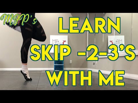 How to do Skip -2-3's - Irish Dance Practice Video 1 (Learn Hop-2-3's)