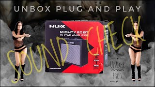 Video thumbnail for NuX Mighty 20  BT Guitar Amplifier - Unbox, Plug & Play Under $300 _ 😱Sound Check by TJB Media