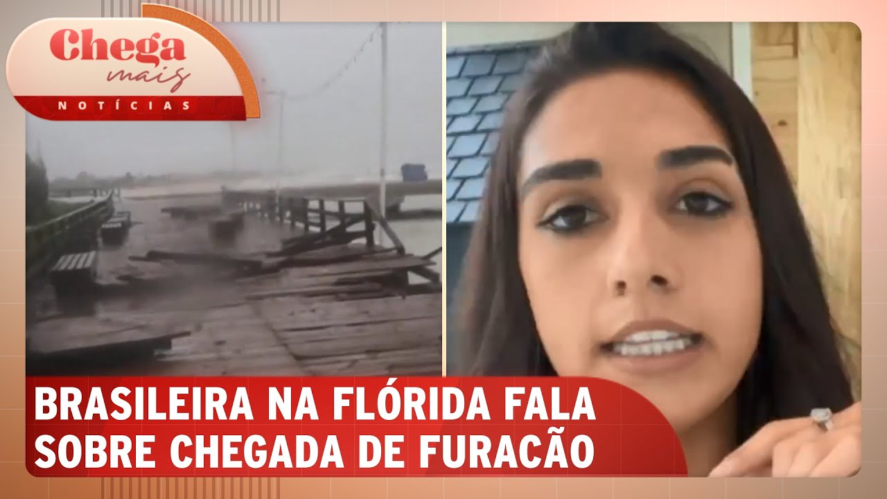 Brasileira na Flórida fala como vai enfrentar furacão Milton | Chega Mais Notícias (09/10/24)