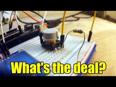 Short and sweet:  pull up/pull down resistors explained