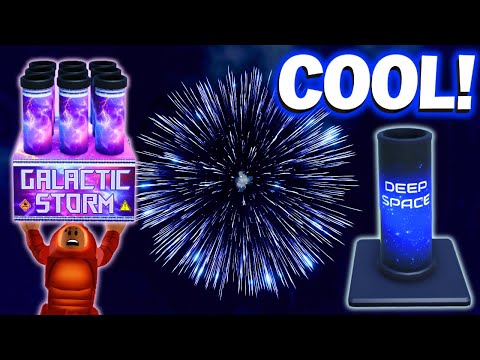 New 21x Galactic Storm And Deep Space Mortars! (Fireworks Playground) Roblox.