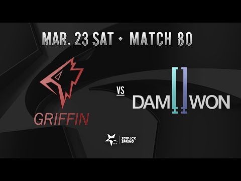 [2019 LCK SPRING] 0323 Match80 : GRF vs DWG Highlight