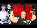 【プロへの道】上腕二頭筋と上腕三頭筋を高重量のスーパーセットで追い込む最高のプログラム【腕トレ】