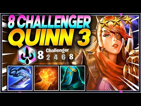 8 CHALLENGER QUINN 3 ⭐⭐⭐ TFT SET 6 PBE I Teamfight Tactics SET 6 PBE emilyywang |