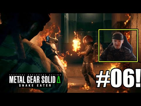 Snake Defeats The Fury Crazy Flamethrower Guy- Metal Gear Solid 3 Delta Part 6
