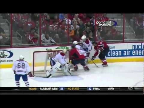 Jay Beagle Sick Spin-Around Backhand Goal 12/28/10 vs Montreal