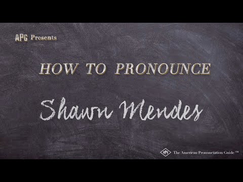 How to Pronounce Shawn Mendes (Real Life Examples!)