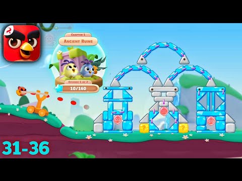 Angry Birds Journey - Ancient Ruins Level 31-35 | Angry Birds Journey Chapter 1 Gameplay