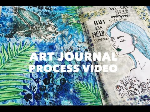 Completed Art Journal Flip Through