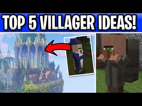 Insane Minecraft Villager Ideas! Wizards, Nether, and Angels!