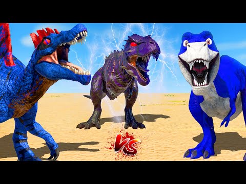 Blue Chomper vs Omega 09 vs Spinosaurus Max level 40 vs Aberrant I-Rex 🌍 Jurassic World Evolution