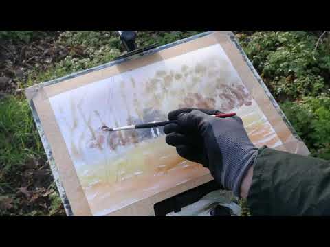 Thumbnail of How to paint a winter woodland scene using watercolour