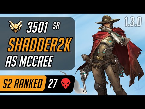 Shadder2k as McCree, Tracer & Genji in Ilios [Master – 27 eliminations - Season 2 - 1.3.0]