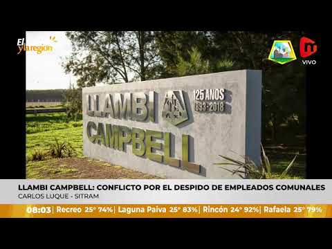 Conflicto por el despido de empleados comunales en Llambi Campbell - Carlos Luque, SITRAM
