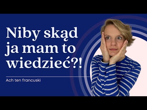 Rodzaj francuskiego rzeczownika 🇫🇷 po czym go poznać?