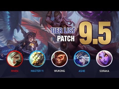 League of Legends Mobalytics Patch 9.5 Tier List: New Kayle and Morgana!