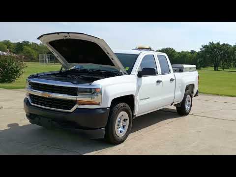 2017 White /Gray Chevrolet Silverado 1500 Work Truck Double Cab 4WD (1GCVKNEC8HZ) with an 5.3L V8 OHV 16V engine, 6A transmission, located at 17760 Hwy 62, Morris, OK, 74445, (918) 733-4887, 35.609104, -95.877060 - 2017 CHEVY SILVERADO 1500 4WD ***CLEAN TITLE*** BI-FUEL SYSTEM RUNS ON CNG OR GASOLINE WITH THE 5.3L V8 ENGINE. IT FEATURES MANUAL SEATS, VINLY INTERIOR, POWER LOCKS, POWER WINDOWS, AM/FM RADIO, BACKUP CAMERA, CRUSIE CONTROL, TRACTION CONTROL, WEATHER GUARD SIDE TOOL BOXES, AND SAFETY LIGHT. ONLY 15 - Photo#1