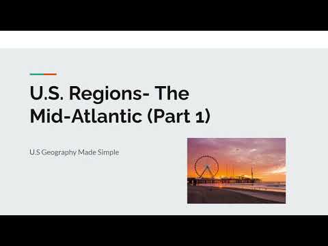 06 U.S. Geography Made Simple - Mid Atlantic (Political and Physical Geography)