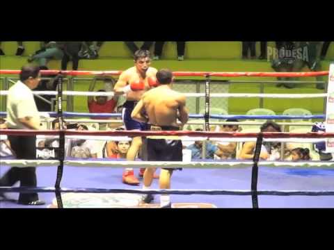 Pelea Henry Maldonado (Nic) vs Fernando Aguilar (Mex) - Videos Prodesa