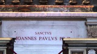 Grób św.Jana Pawła II -Bazylika św.Piotra na Watykanie