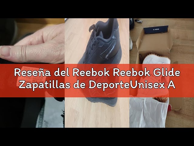 Vídeo relacionado con Reebok Glide, Zapatillas Unisex adulto, Ftwr White Vector Navy Reebok Rubber Gum 01, 43 EU