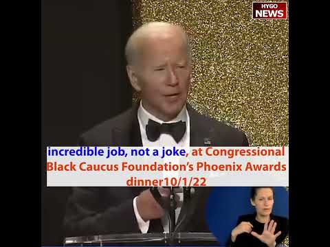 Biden on Harris: 'Isn't She Doing an Incredible Job? Not a Joke' and 'I Ain't One of the Pips' (October 1, 2022)