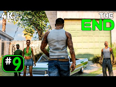 "GTA SAN ANDREAS DEFINITIVE EDITION" Gameplay #9 Walkthrough FULL GAME [4K HDR 60FPS PC] THE END