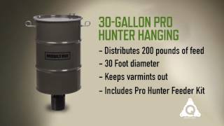 30-Gallon Pro Hunter Hanging Metal Deer Feeder | Product Video | Clean