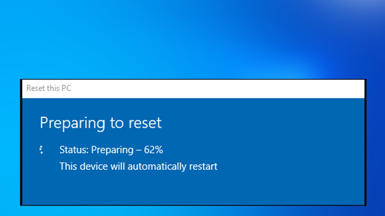 Windows 11のリセットが○○%で止まる問題の修正方法