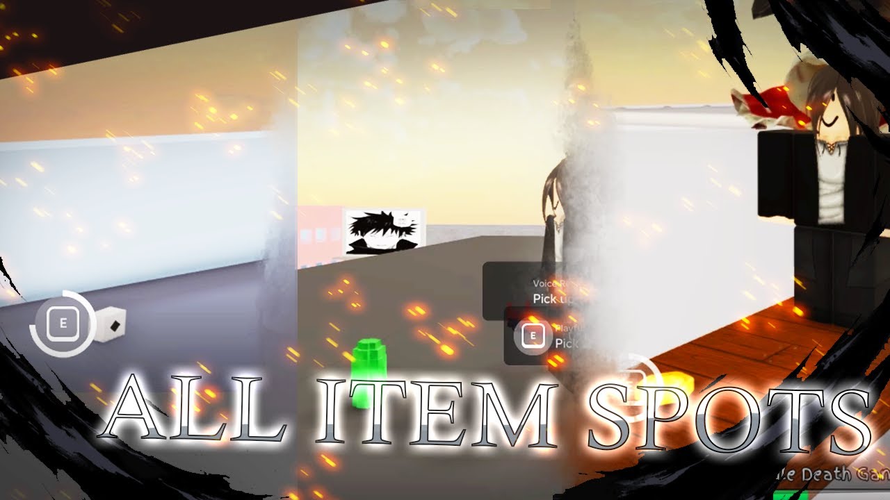 ALL ITEM SPAWN LOCATIONS | Jujutsu Shenanigans