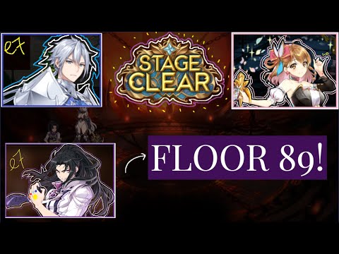 Abyss 89 Clear! - [Epic Seven] - ft. Arbiter Vildred, Tamarinne, Tywin, Luna!