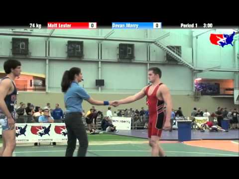 Matt Lester vs. Devan Marry at 2013 ASICS University Nationals - FS