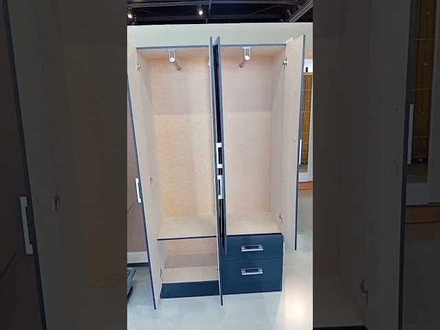 Guarda-Roupa Solteiro Panamá 4 Portas 2 Gavetas Branco - Fellicci