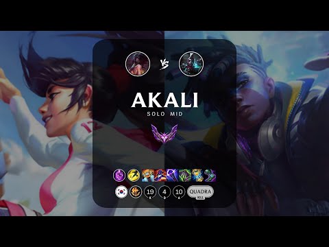 Akali Mid vs Ekko - KR Master Patch 13.13